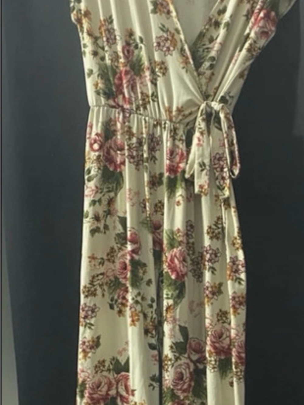 Floral Wrap Jumpsuit